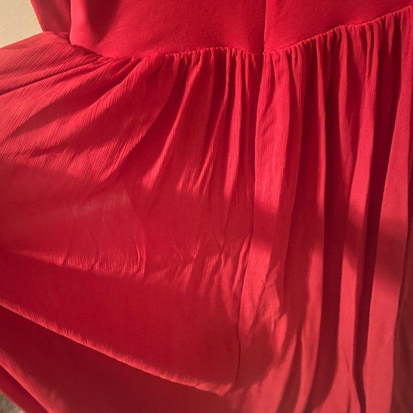 NWOT J.crew Red Long Sleeve Dress - Picture 8 of 8
